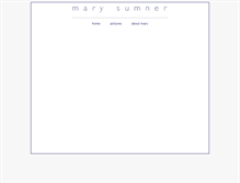 Tablet Screenshot of marysumner.com